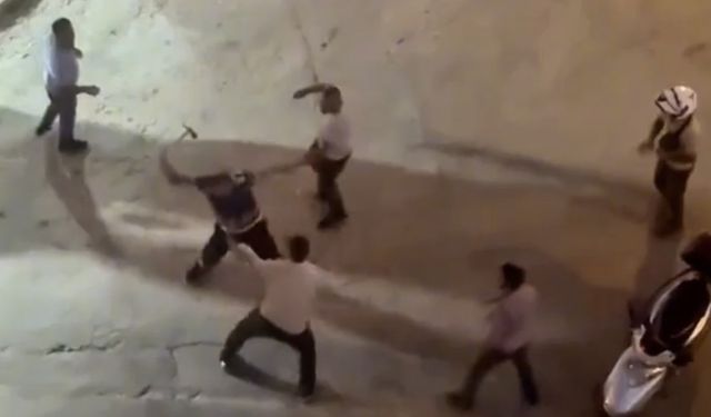 Kavga ettiği şahsa nacak ile saldırdı!