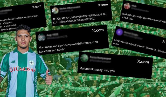 Konyasporlu futbolcunun Amedspor'a transferine "IRKÇI" tepki engel oldu