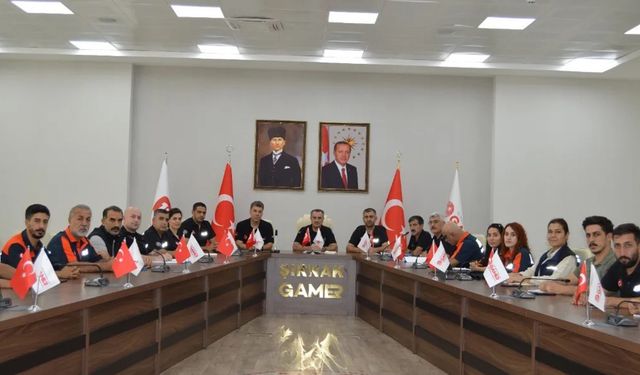 Şırnak’ta deprem tatbikatı öncesi kritik toplantı