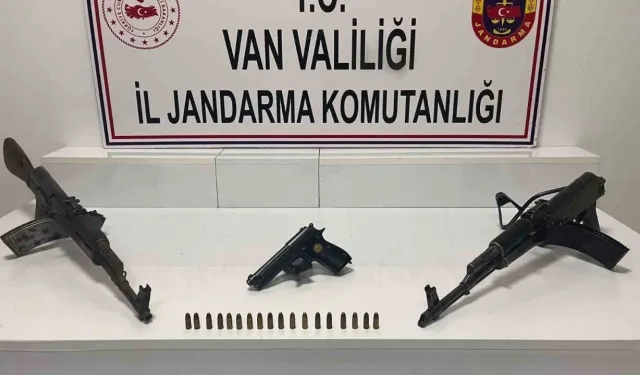 Van'da silah ve mühimmat ele geçirildi