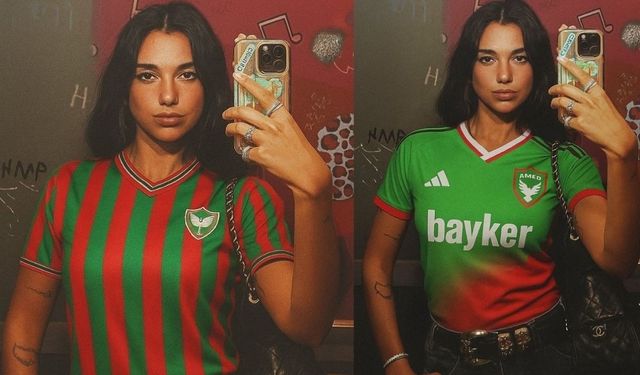 Dua Lipa Amedspor forması giydi mi? Gerçeği duyanlar şoke oldu