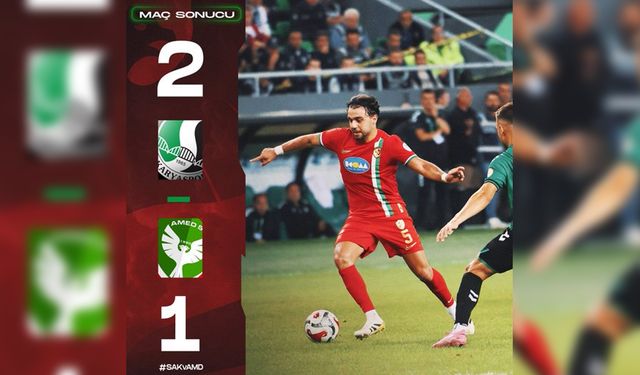 Amedspor liderlik şansını kaçırdı: 2-1