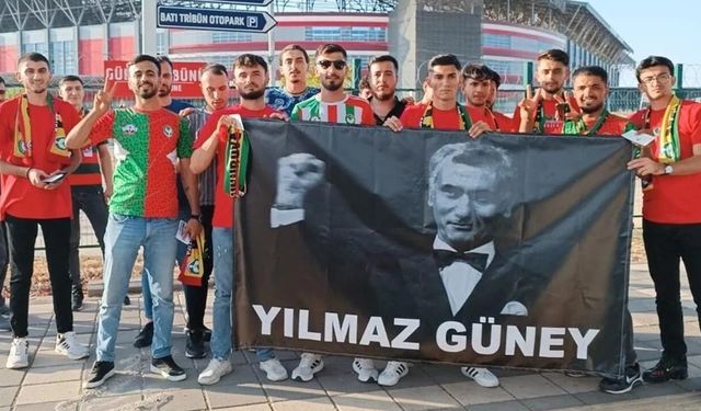 Amedspor taraftarı Yılmaz Güney'i unutmadı