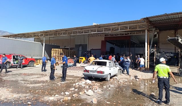 Antalya'da patlama: 1 ölü, 3 yaralı