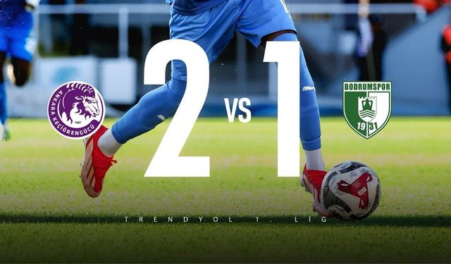 Bodrumspor yenildi, Amedspor galip gelirse lider oluyor