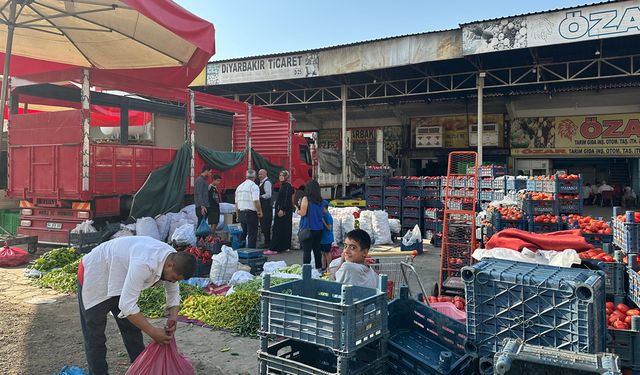 Diyarbakır halinde işte ürünlerin fiyatı