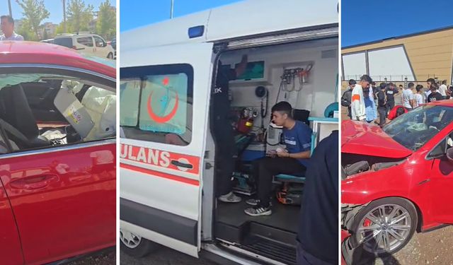 Diyarbakır'da hızını alamayan otomobil duvara çarptı: 3 yaralı