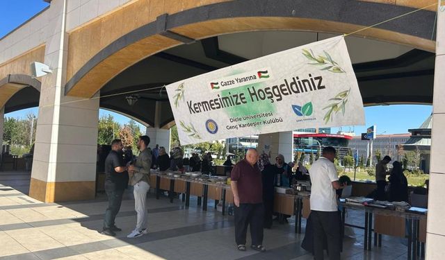 Diyarbakır’da Gazze için yardım kampanyası