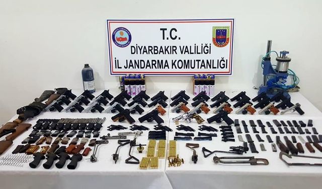 Diyarbakır'da silah kaçakçılığı operasyonu; 6 tutuklama