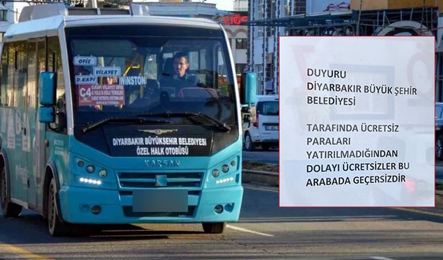 Diyarbakır'da toplu taşımada yeni kriz!