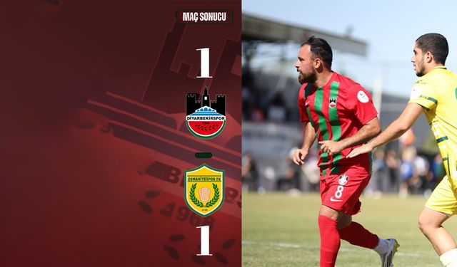 Diyarbekirspor, kendi evinde fırsat tepti
