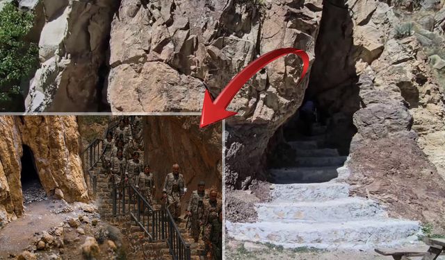 PKK’nin silah bıraktığı mağaranın benzeri o kentte bulundu