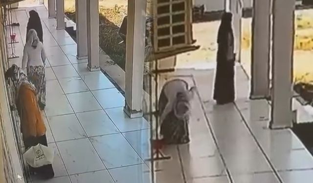 Mardin'de hırsızlık girişimi kameraya yansıdı