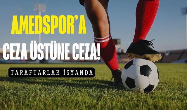 Amedspor'a ceza bombardımanı! Kulübe ve taraftara kötü haber
