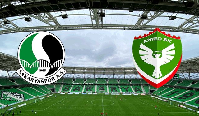 Sakaryaspor ve Amedspor maçının adresi belli oldu!