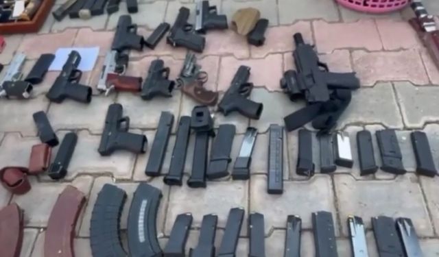Şanlıurfa’da çok sayıda silah ve mühimmat ele geçirildi