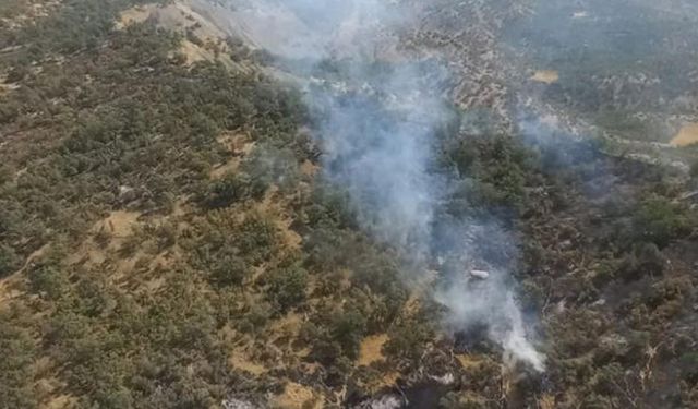 Şırnak’ta Besta’da yangın, vatandaşlara uyarı yapıldı