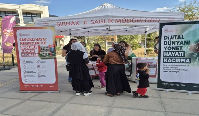 Şırnak'ta 'sağlık hayat' etkinliği ve bilgilendirme