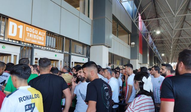 Amedspor maçı öncesi taraftar krizi