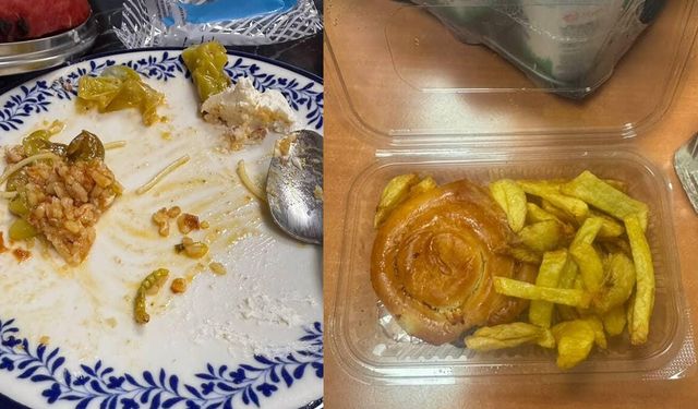 Hastanede yemek skandalı!
