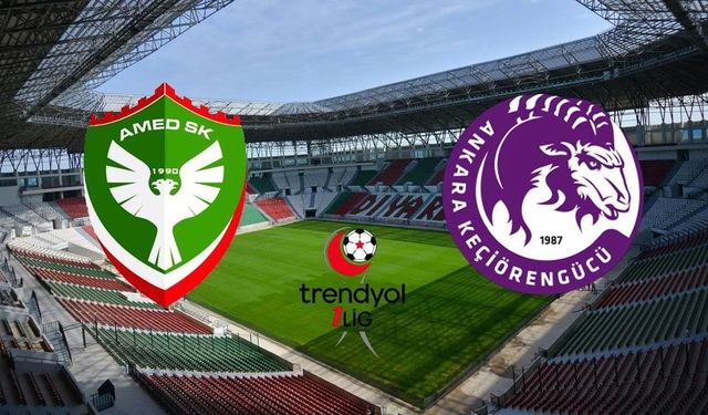 1.Lig’de dev randevu: Amedspor ve Keçiörengücü hangi taktikle maça çıkacak?