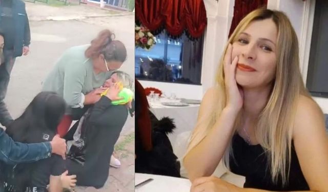 Eşi tarafında boğazı kesilen kadın kendini dışarı attı, sokakta yere yığıldı