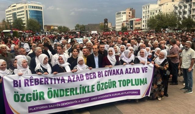 Diyarbakır’da “9 Ekim Komplosu” protestosu