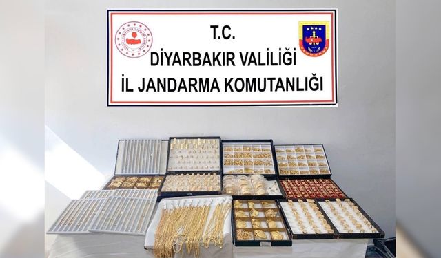 Diyarbakır’da kaçak altın şoku, jandarma devrede!