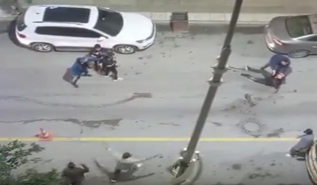 Elazığ’da cadde ortasında silahlı çatışma