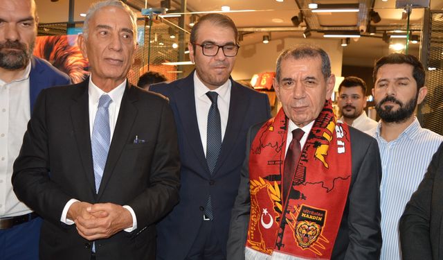 Galatasaray Başkanı Dursun Özbek Mardin'de