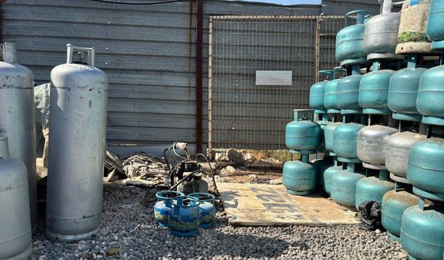 Binlerce tüpü kaçak doldurup piyasaya sürdüler