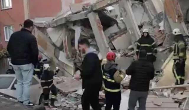 Kocaeli’de 6 katlı bina çöktü