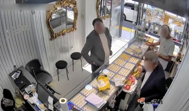 Kuyumcuya sahte altın satmaya çalışırken yakalandılar