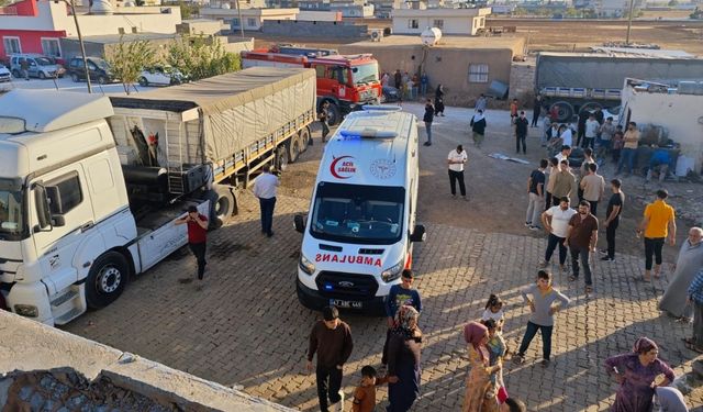 Mardin'de tırla geri manevra yapan baba 2 yaşındaki çocuğunu ezdi