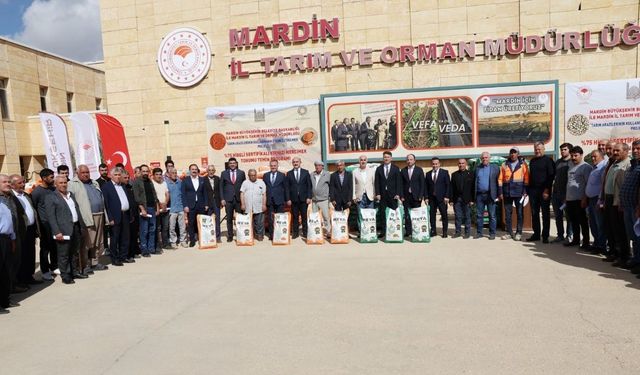 Mardin'de çiftçilere sertifikalı tohum desteği