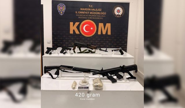 Mardin'de silah kaçakçılığı operasyonu: 3 gözaltı