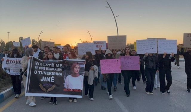 Öğrenciler Rojin Kabaiş için Adli Tıp Kurumu’na yürüdü