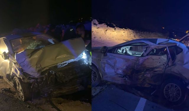 Urfa'da 2 otomobil çarpıştı: 1 ölü, 4 yaralı