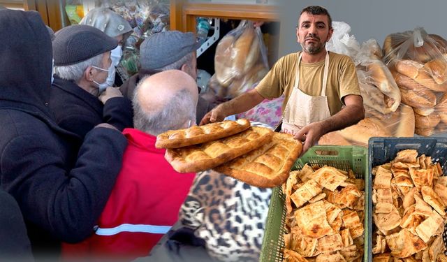 Diyarbakır’da yoksulluğun resmi: Şafak vakti bayat ekmek kuyruğu