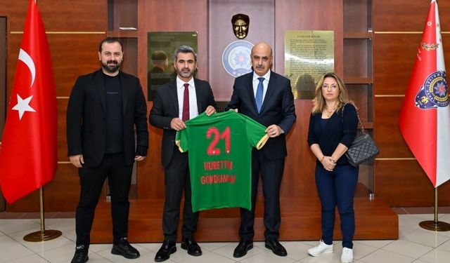 Amedspor yönetiminden emniyet müdürüne ziyaret