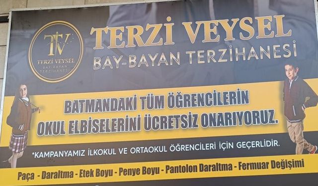 Batman'ın gönlünde taht kuran bir terzi