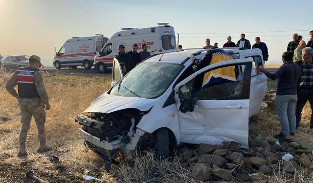 Elazığ'da araç tarlaya uçtu: 3 yaralı