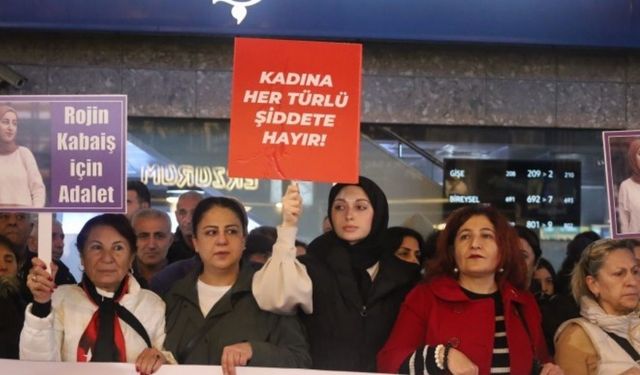İstanbul'da Rojin Kabaiş için eylem