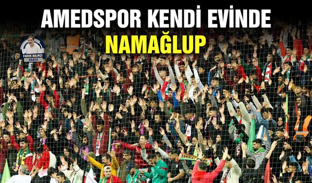 Amedspor kendi evinde namağlup
