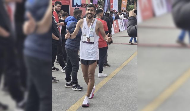 Bingöllü milli atlet maraton birincisi oldu