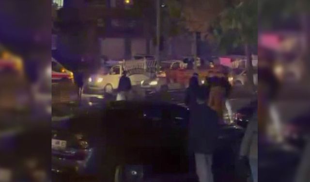 Diyarbakır'da trafik kazası sonrası ortalık karıştı