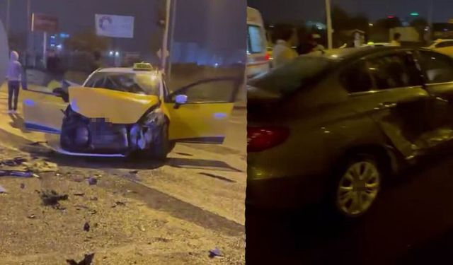 Diyarbakır’da iki otomobil çarpıştı: 2 yaralı