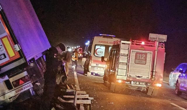 Mardin'de yol bariyeri hayat kurtardı!