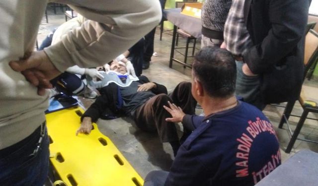 Mardin’de kıraathane tavanı çöktü: 2 yaralı