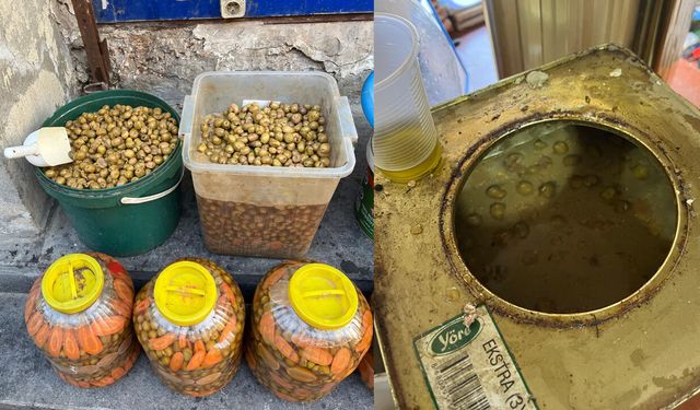 Şanlıurfa'da 1 ton bozulmuş zeytin ele geçirildi